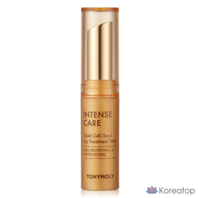 Бальзам для губ Tony Moly Intense Care Gold 24K Snail Treatment Stick, 3.5 г, 1 шт.