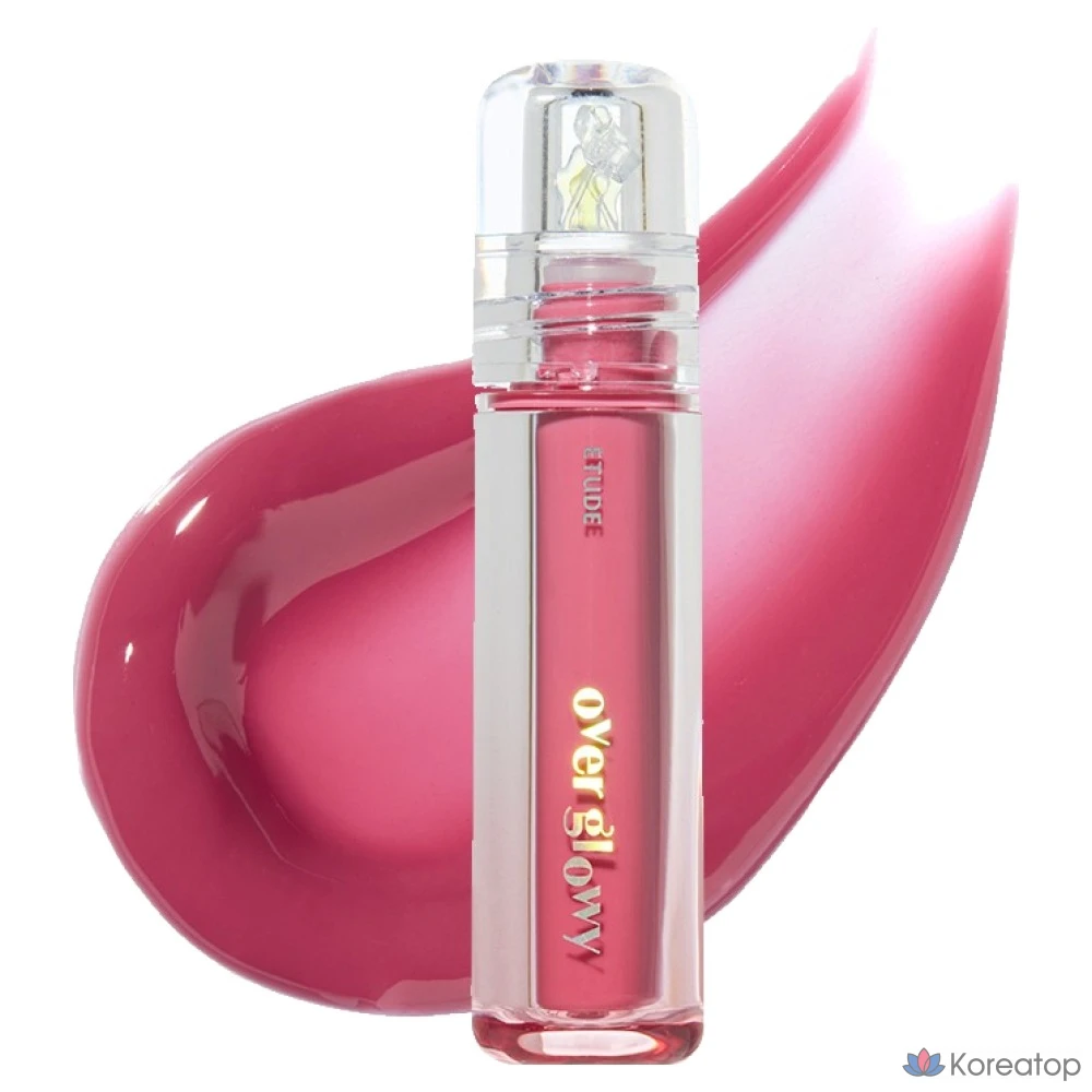 Блеск для губ Etude House Over Glowy Gloss, оттенок 06 Taro Berry, 1 шт.