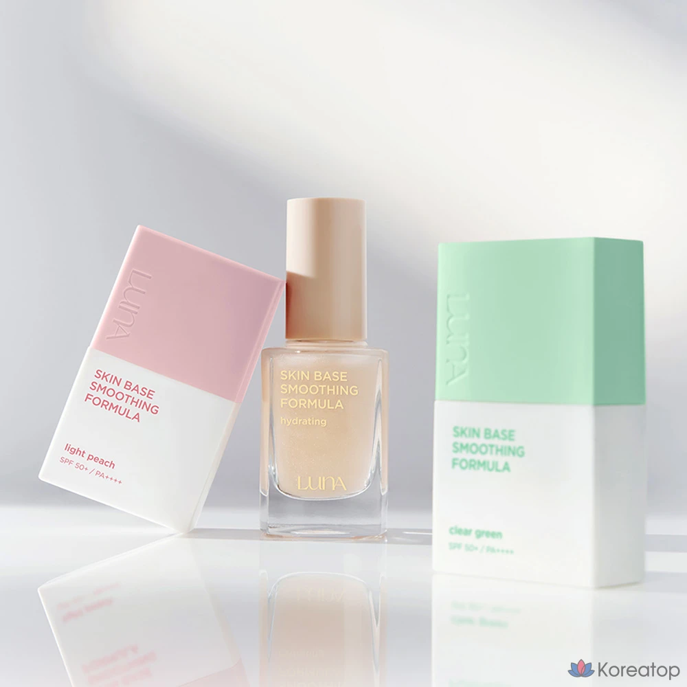 Тонер Luna Smoothing Formula Skin Base, оттенок Light Peach, 30 мл, 1 шт., фото 5