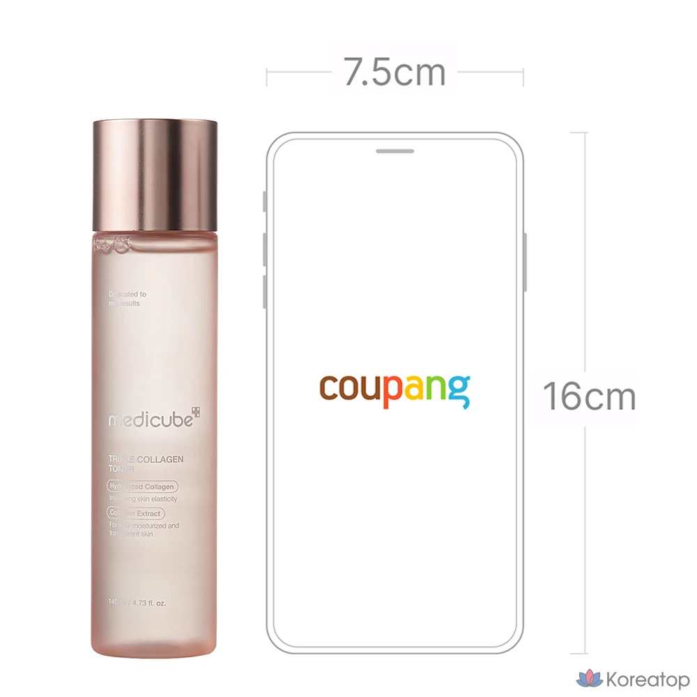 Тонер Medicube Triple Collagen Toner 4.0, 140 мл, 1 шт.