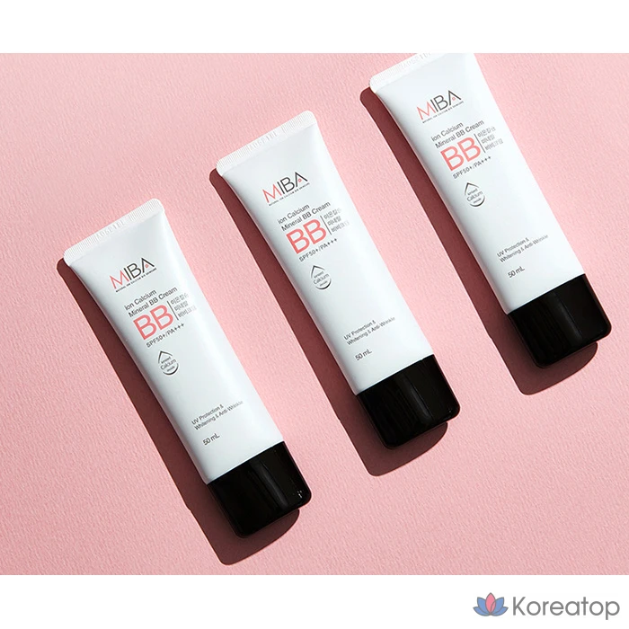 BB-крем MIBA Ion Calcium Mineral, SPF50+ PA+++, 50 мл, 1 шт.