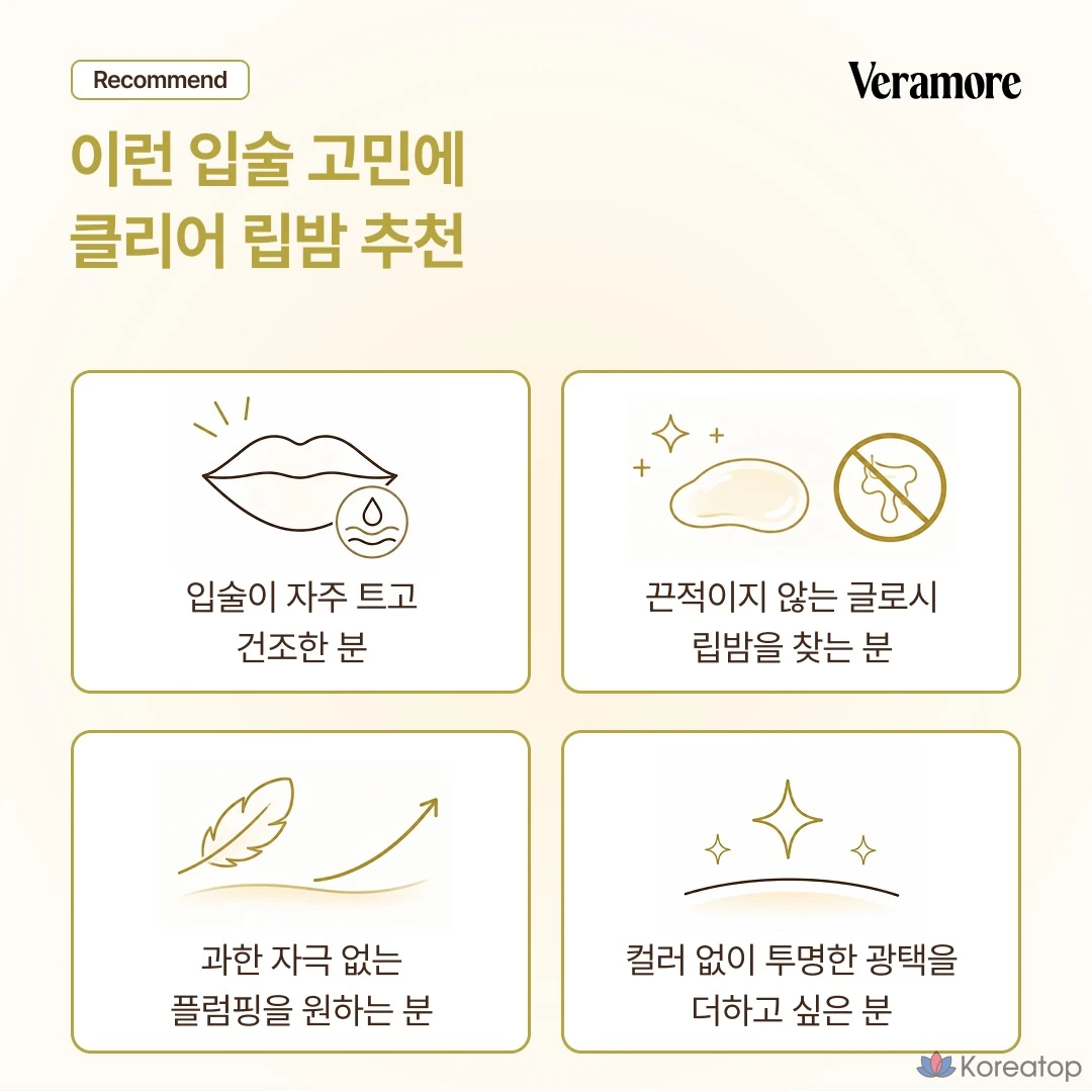 Бальзам для губ VERAMORE Lip Mask Clear Shea Butter Lip Balm, 1 шт.