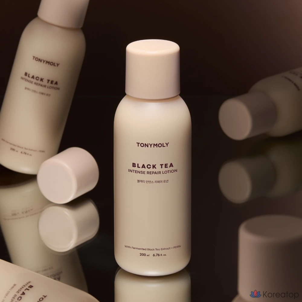 Лосьон Tony Moly Black Tea Intense Repair Lotion, 200 мл, 1 шт.