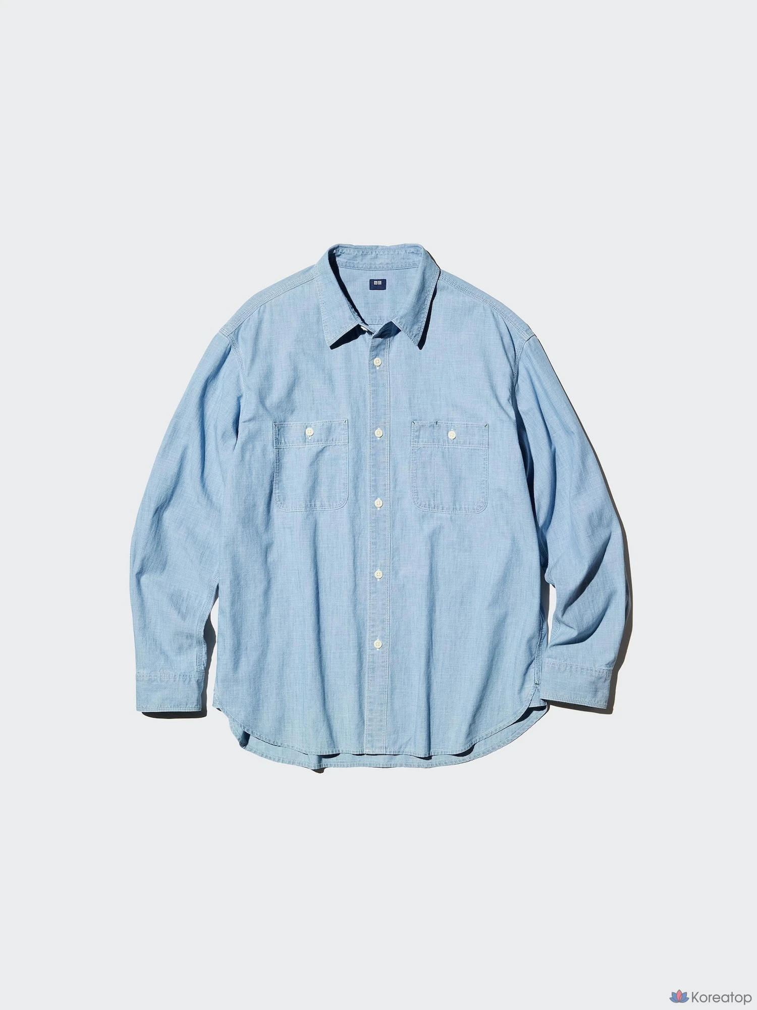 Рубашка-овершот Uniqlo Chambray Overshirt