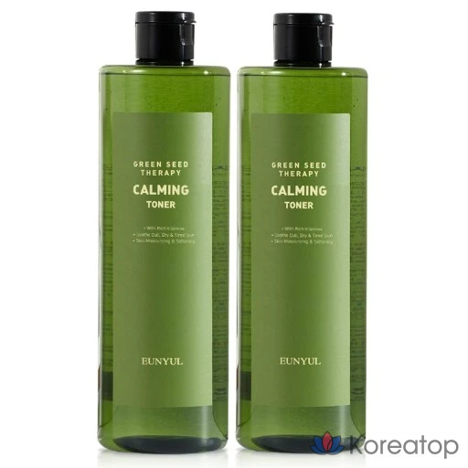 Тонер Eunyul Green Seed Calming Toner, 500 мл, 1 шт.