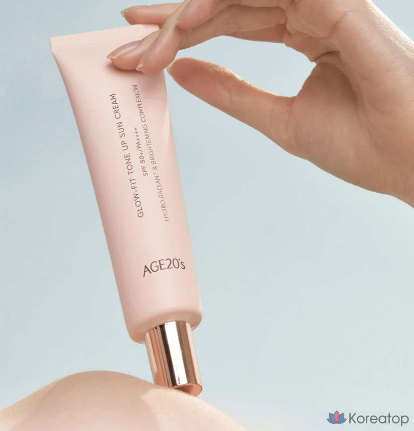 Солнцезащитный крем AGE 20S Glow Fit Tone Up Sun Cream SPF50+ PA++++, 50 мл, 1 шт.