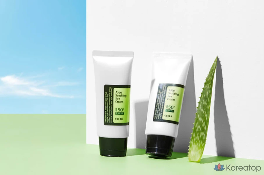 Солнцезащитный крем COSRX Aloe Soothing Sun Cream SPF50+ PA+++, 50 мл, 1 шт.