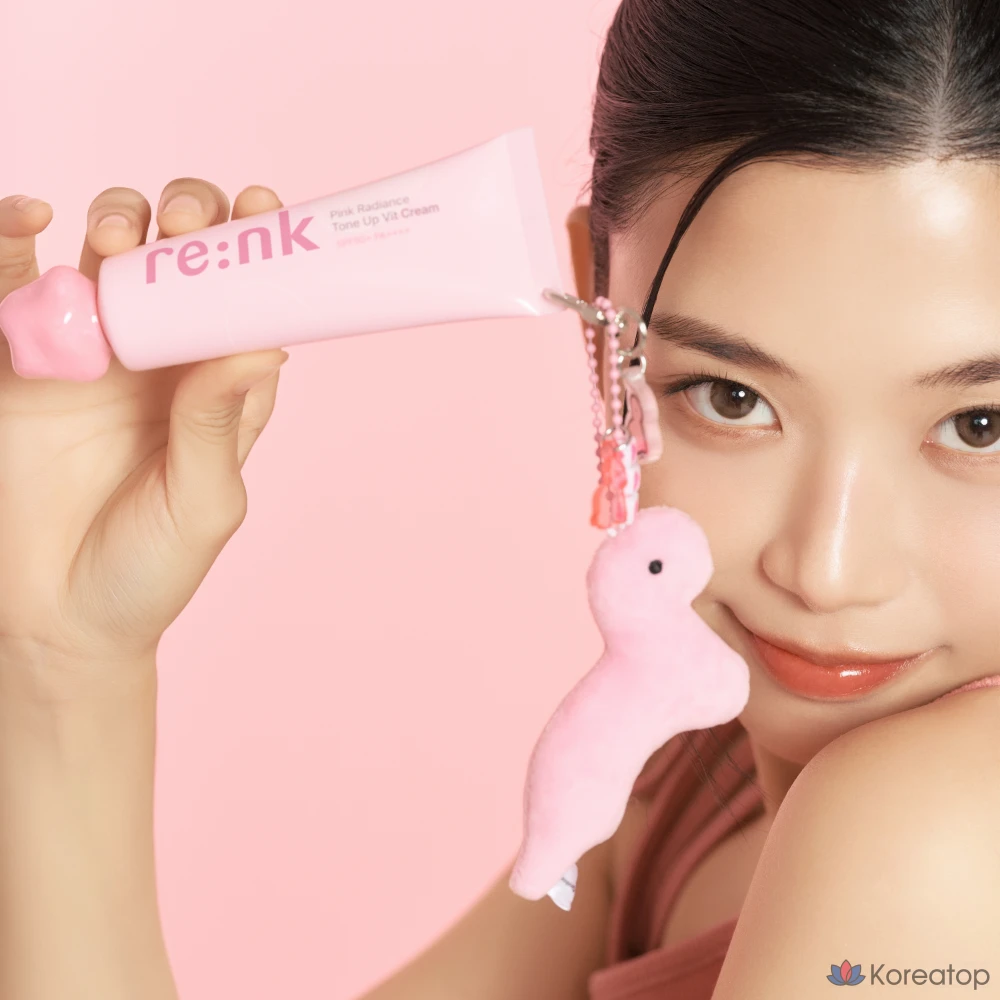 Крем для лица Re:Nk Radiance Tone Up Light Cream SPF50+ PA++++, оттенок Pink, 50 мл, 1 шт.