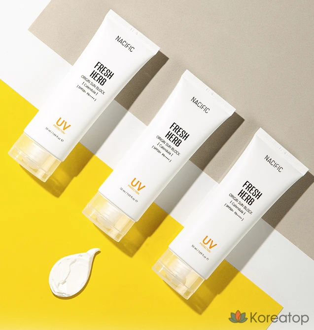 Солнцезащитный крем NACIFIC Fresh Herb Origin Sun Block SPF50+ PA++++, 50 мл, 1 шт.