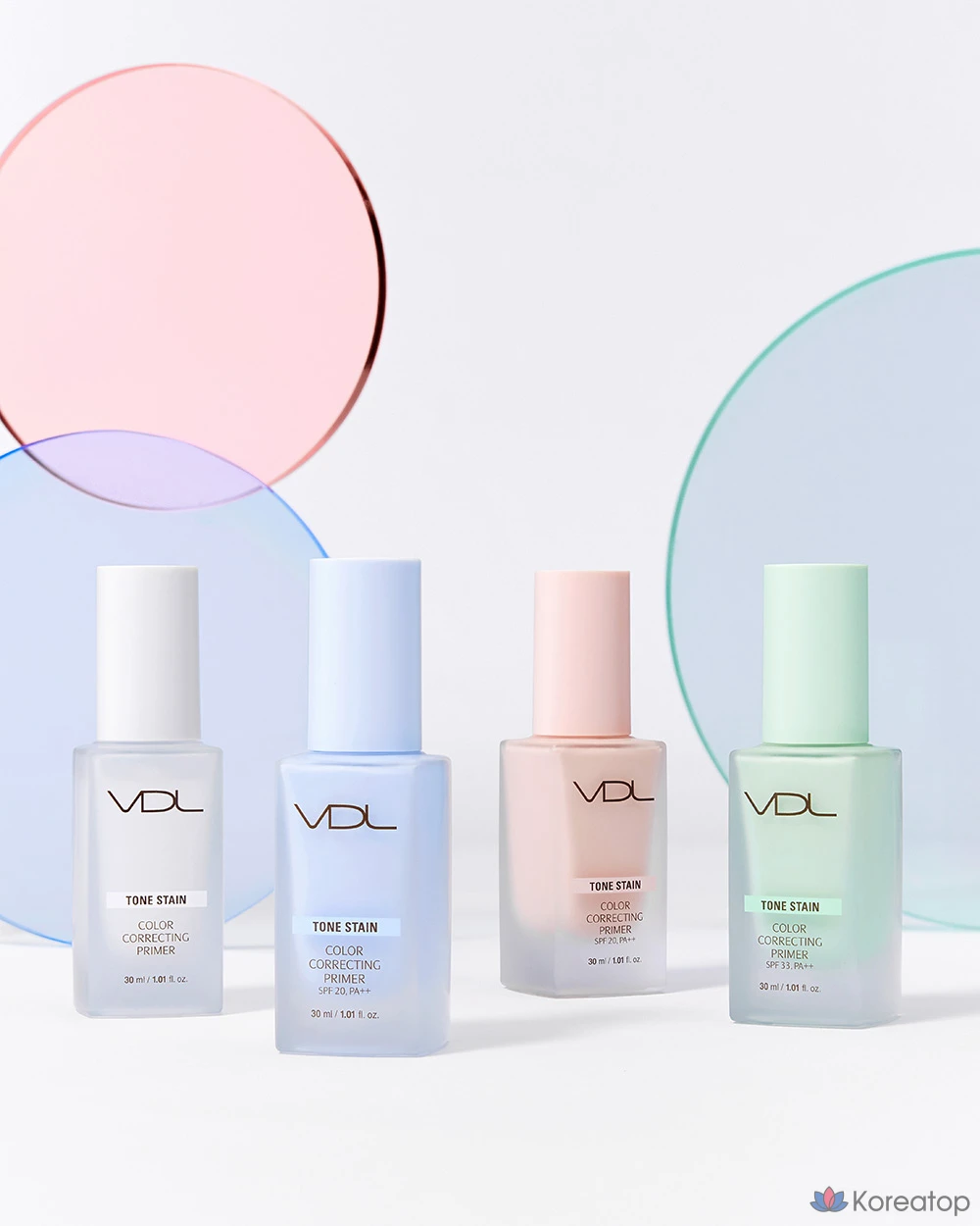 Праймер VDL Tone Stain Color Correcting Primer, оттенок Mint, 30 мл, 1 шт.