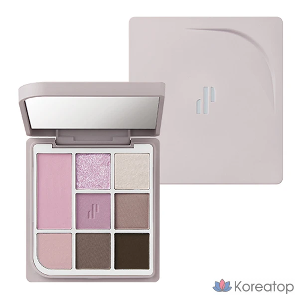Палетка теней для век Heart Percent Dot On Mood Eye Palette, оттенок 07 Cool Muse Facet, 1 шт.