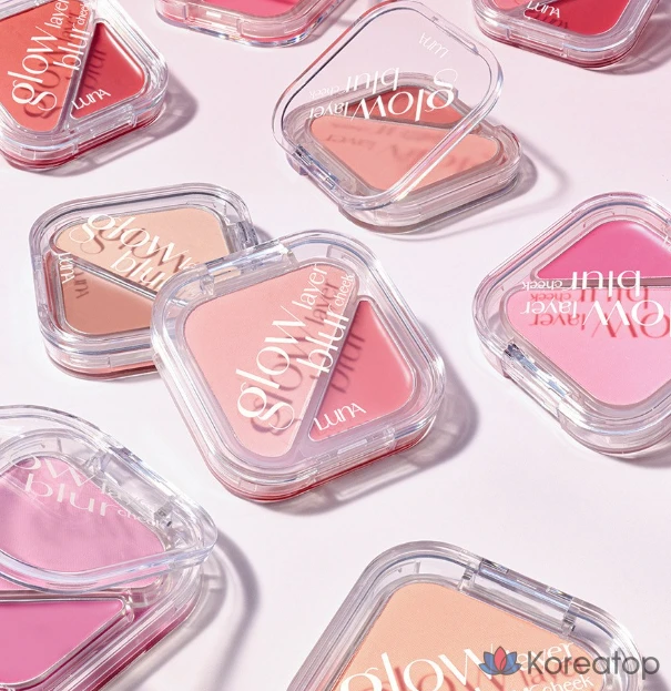 Блендер для макияжа Luna Glow Layer Blur Cheek, оттенок 14 Rose Cake, 1 шт., фото 6