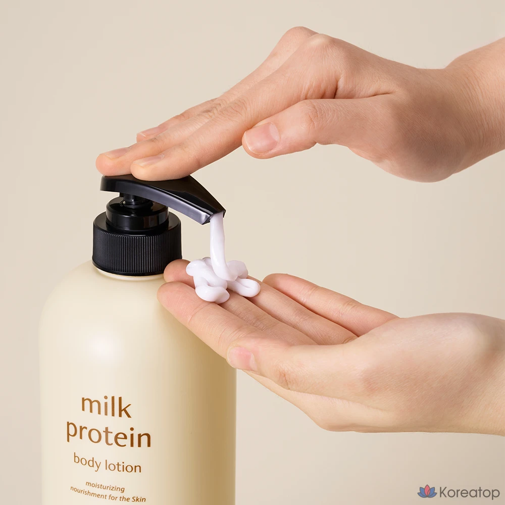 Лосьон для тела AVCA Milk Protein Goat Milk Body Lotion, аромат Baby Powder, 1 л, 1 шт.