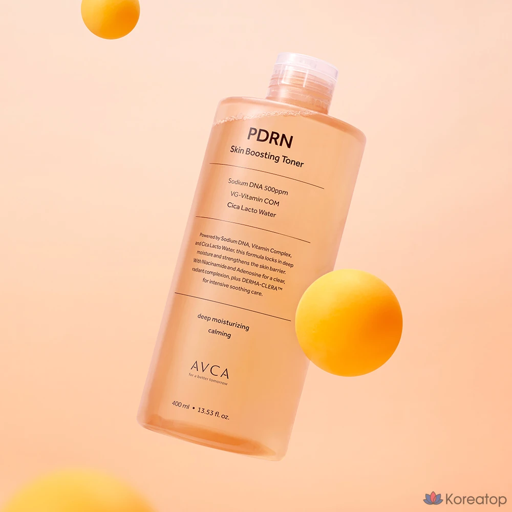 Тонер AVCA PDRN Salmon Essence Skin Boosting Toner, 400 мл, 1 шт.