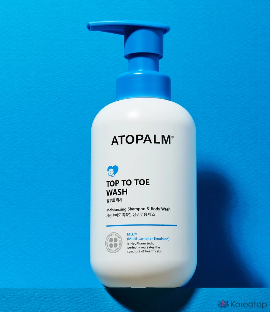 Набор для ухода Atopalm Top-to-Toe Baby All-in-One Wash, 300 мл x 2 + 100 мл, 1 шт.