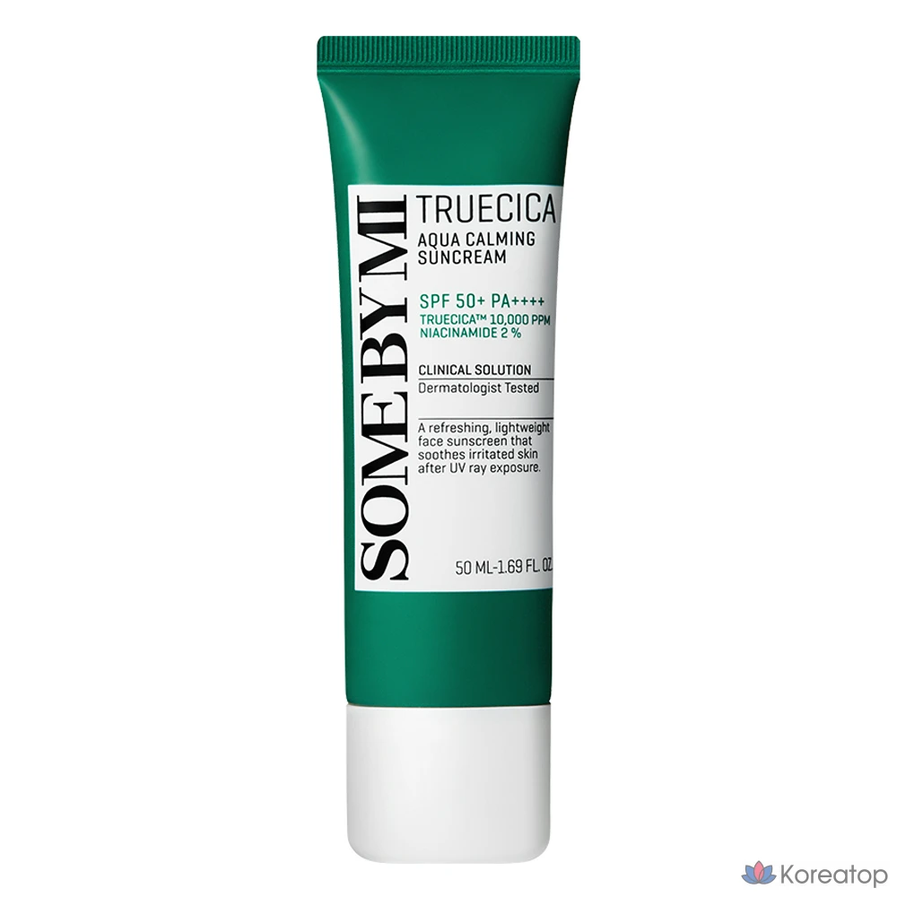 Солнцезащитный крем Some By Mi True Cica Aqua Calming Sun Cream SPF50+ PA++++, 50 мл, 1 шт.