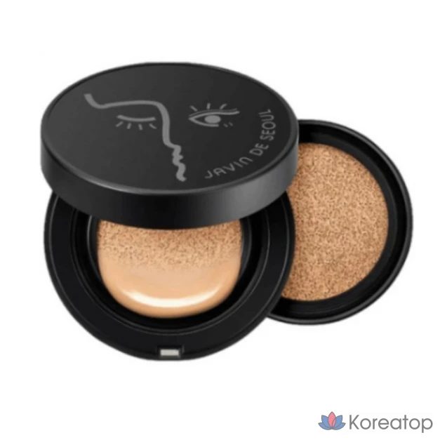 Компактная пудра-основа JAVIN DE SEOUL Wink Foundation Pact, оттенок 24 Cover Natural, 1 шт.