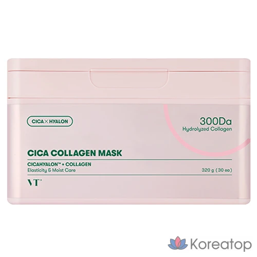 Тканевая маска для лица VT Cosmetics Cica Collagen Mask, 30 шт.