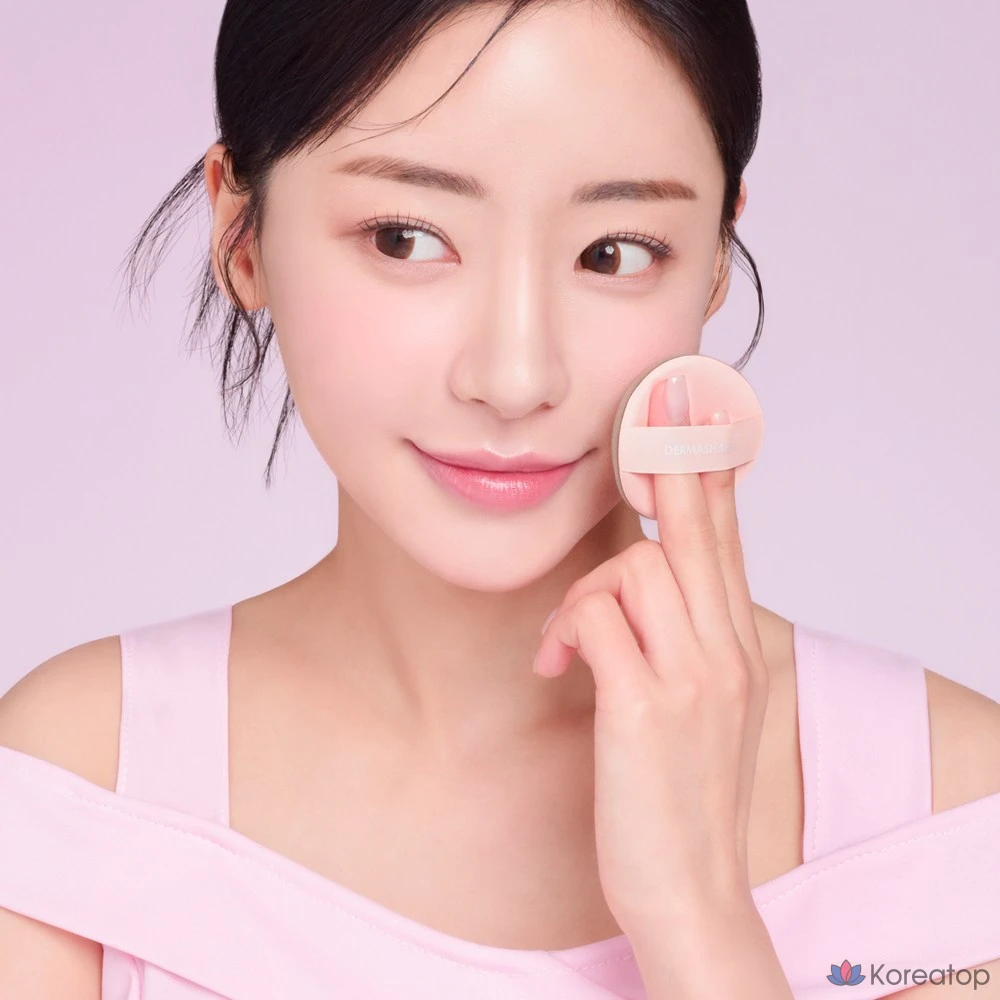 Кушон Dermashare Propolis 25% Longwear Serum Cover Moisture Soothing Glow Foundation Refill, оттенок 23 Natural, 15 г, 1 шт.