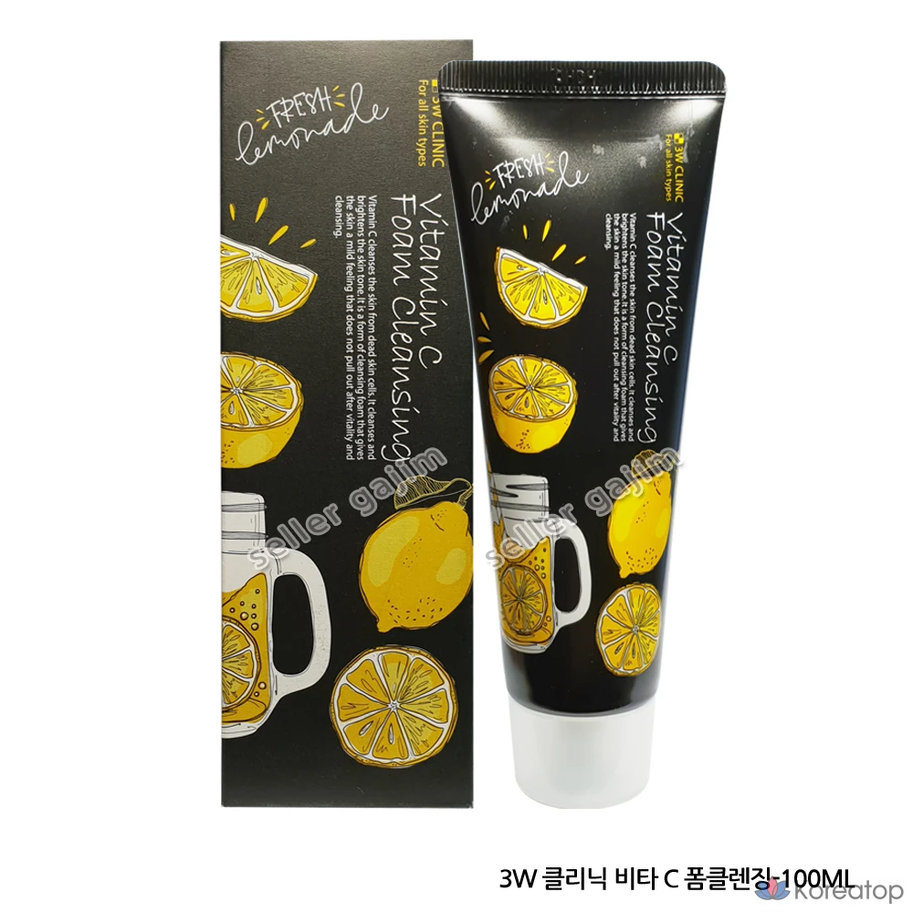 Пенка для умывания 3W Clinic Vita C Foam Cleansing, 100 мл, 1 шт.