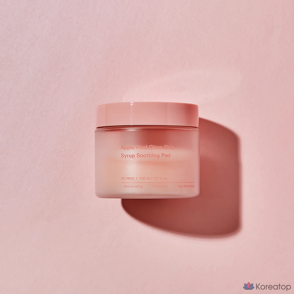 Пилинг-пэды Sungboon Editor Apple Peel Smooth Glow Syrup Soothing Pad, 230 мл, 40 шт.