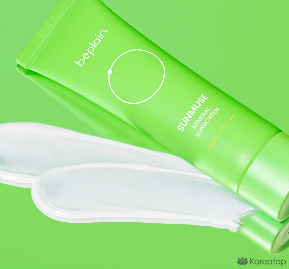 Солнцезащитный крем Beplain Sunmuse Mineral Green Sun Cream SPF50+ PA++++, 50 мл, 1 шт.