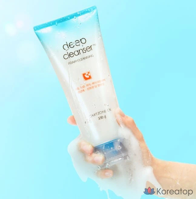 Глубоко очищающий пенящийся гель для умывания Carezone CK Deep Foaming Cleanser, 330 г, 1 шт.