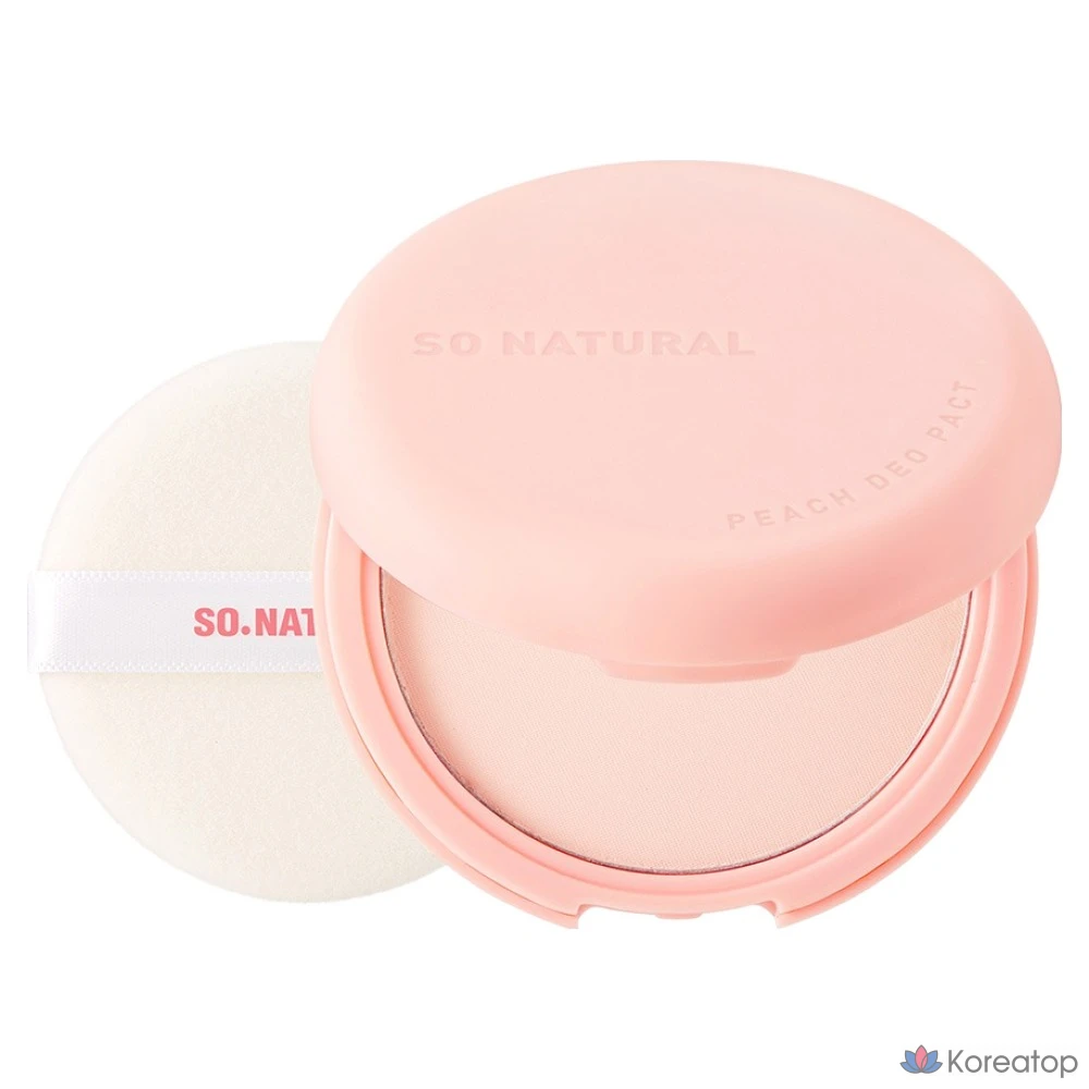 Пудра для тела So Natural Peach Peach Deofact Powder Type, 10 г, 1 шт.