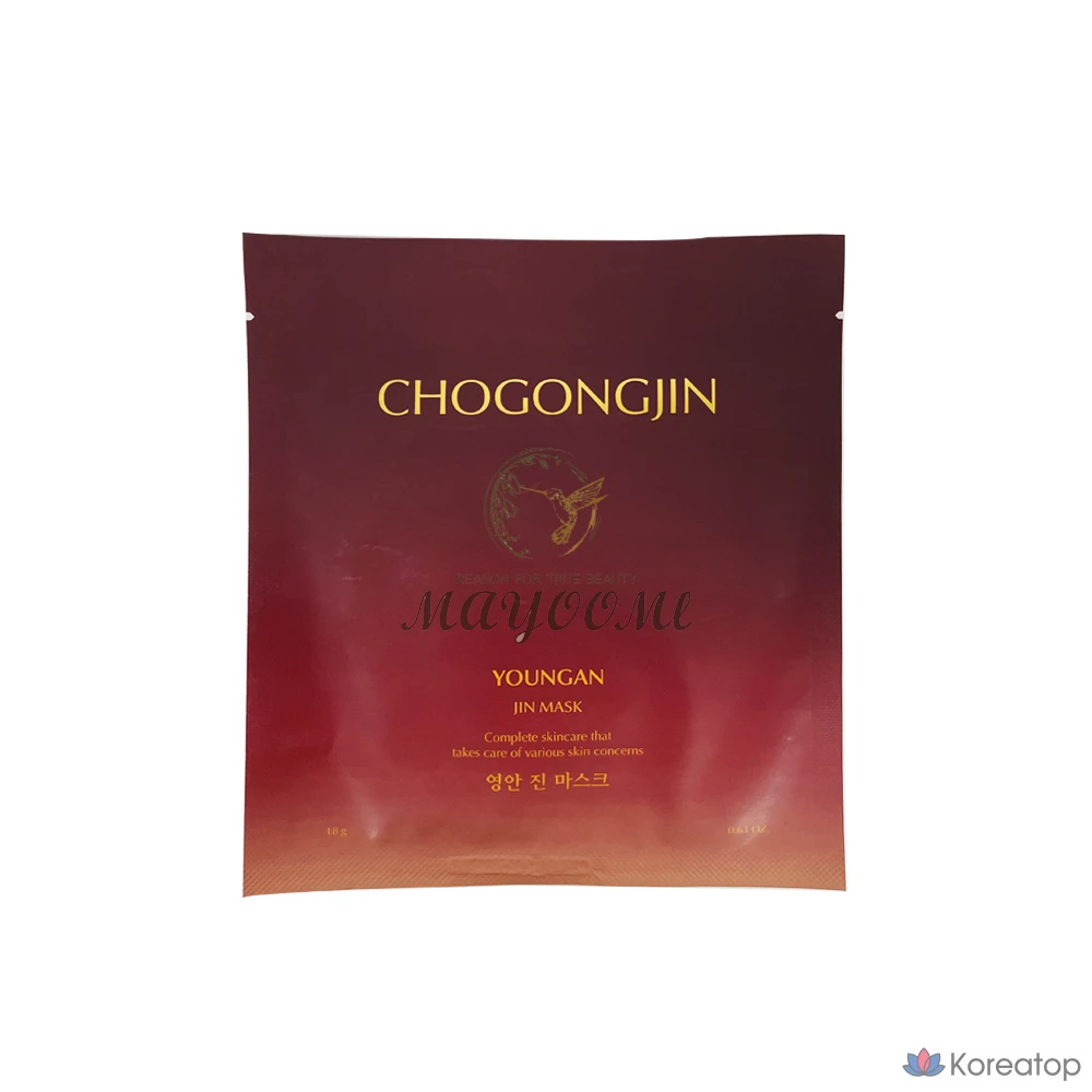 Тканевая маска для лица Chogongjin Youngan Jin Mask, 18 г, 1 шт.