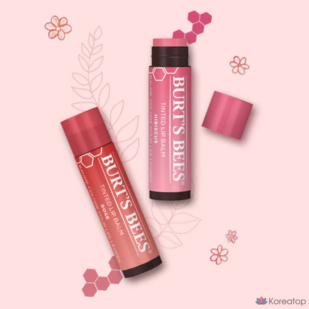 Тинт-бальзам для губ Burt's Bees Tinted Lip Balm, оттенок Rose, 4.25 г, 1 шт.