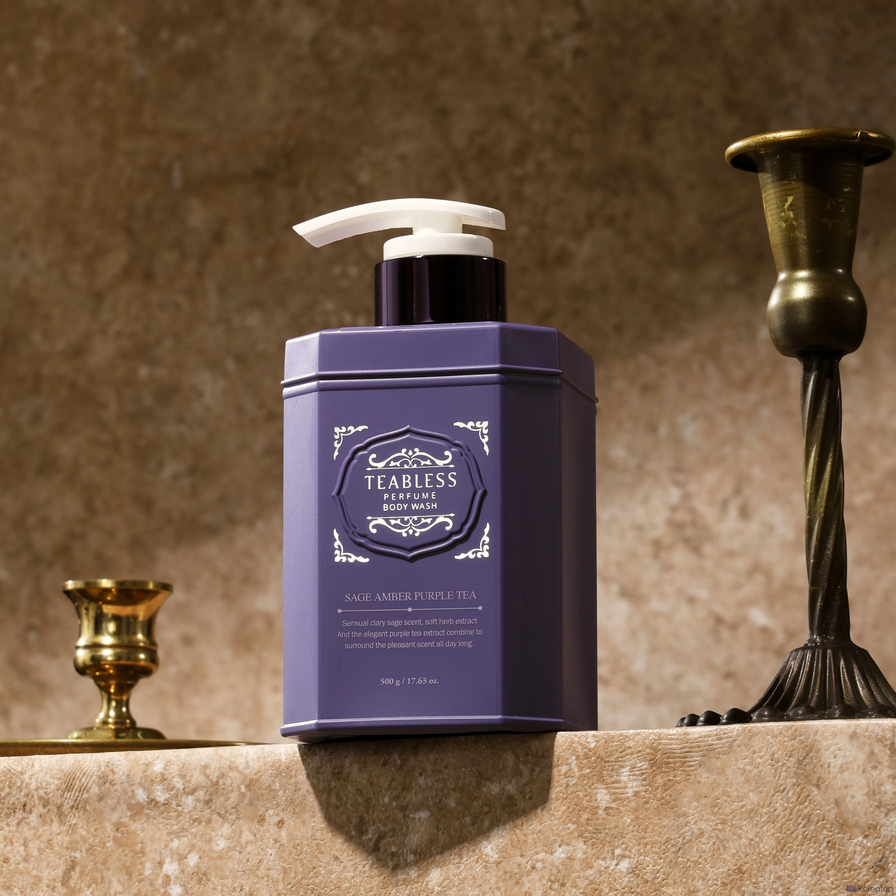 Гель для душа TEABLESS Perfume Body Wash Purple Tea Floral Woody, 500 г, 1 шт.