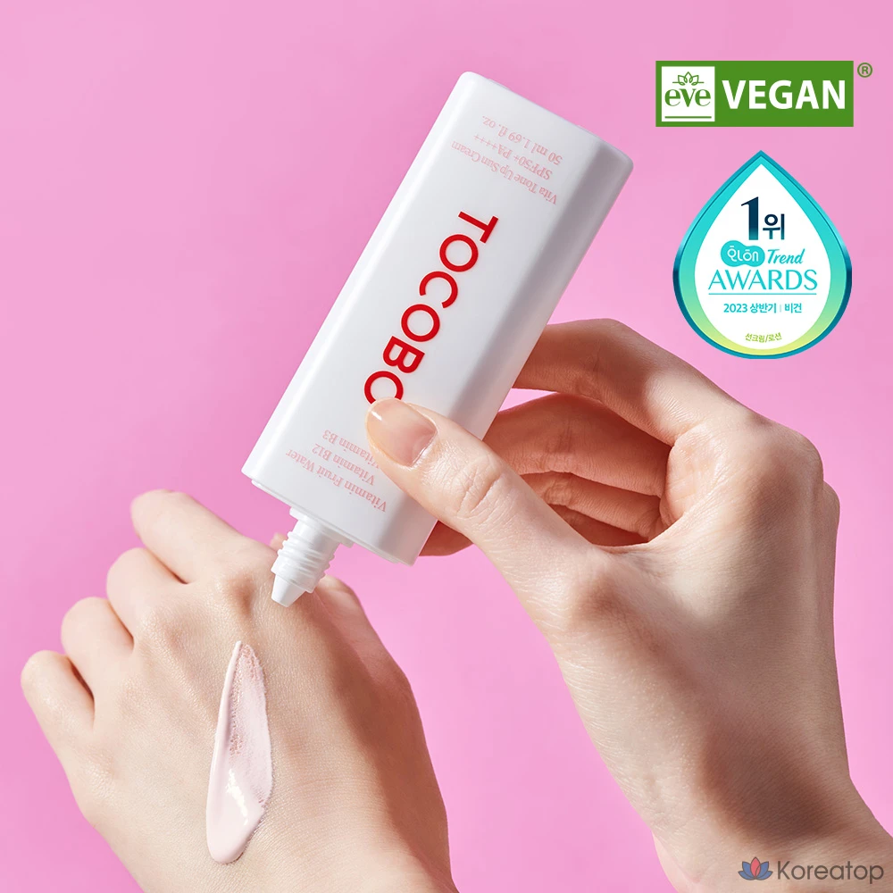 Солнцезащитный крем Tocobo Vita Tone Up Sun Cream SPF50+ PA++++, 50 мл, 1 шт.