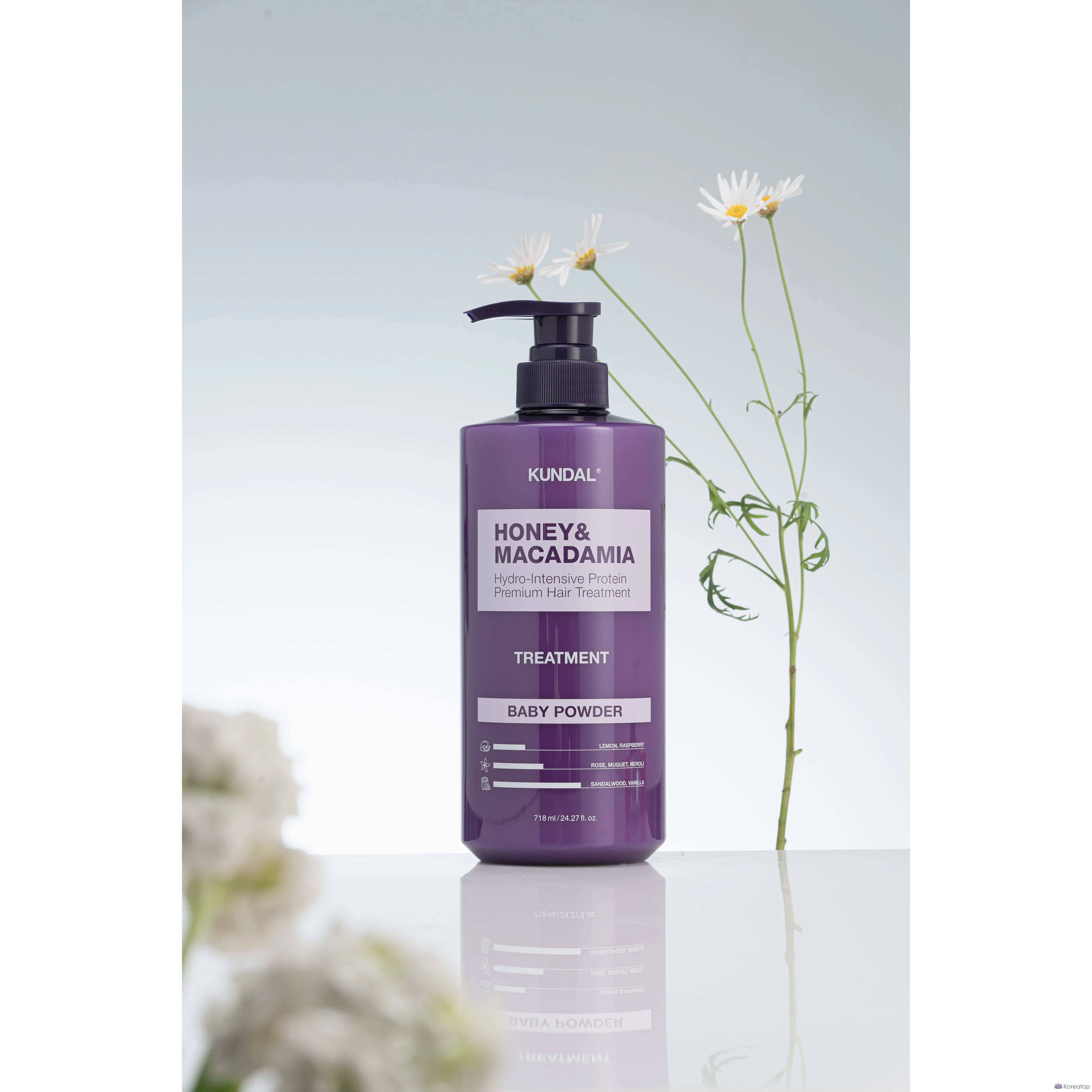 Кондиционер для волос Kundal Honey & Macadamia Hair Treatment Acacia Moringa, 1.058 л, 1 шт., фото 2