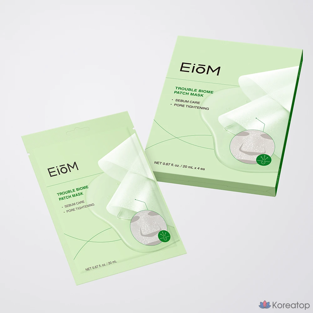 Тканевая маска для лица EIOM Trouble Biome Patch Mask, 4 шт., фото 6