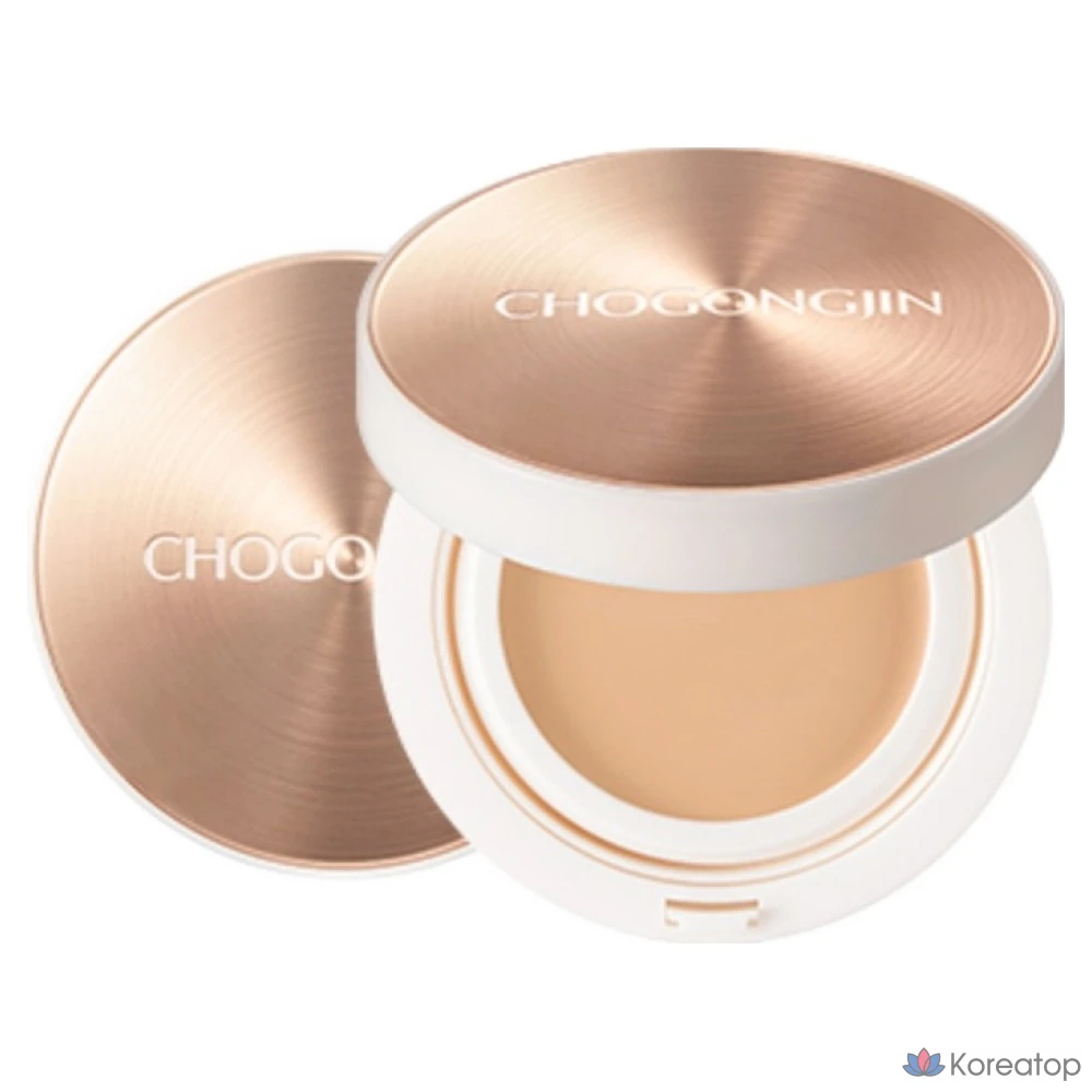 Кушон Chogongjin BB Pact Cushion, оттенок 23N Sand, 15 г, 1 шт.
