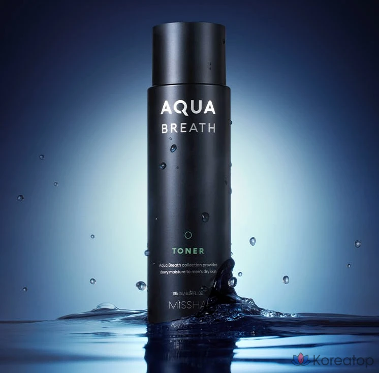 Тонер Missha For Men Aqua Bress Toner, 195 мл, 1 шт.