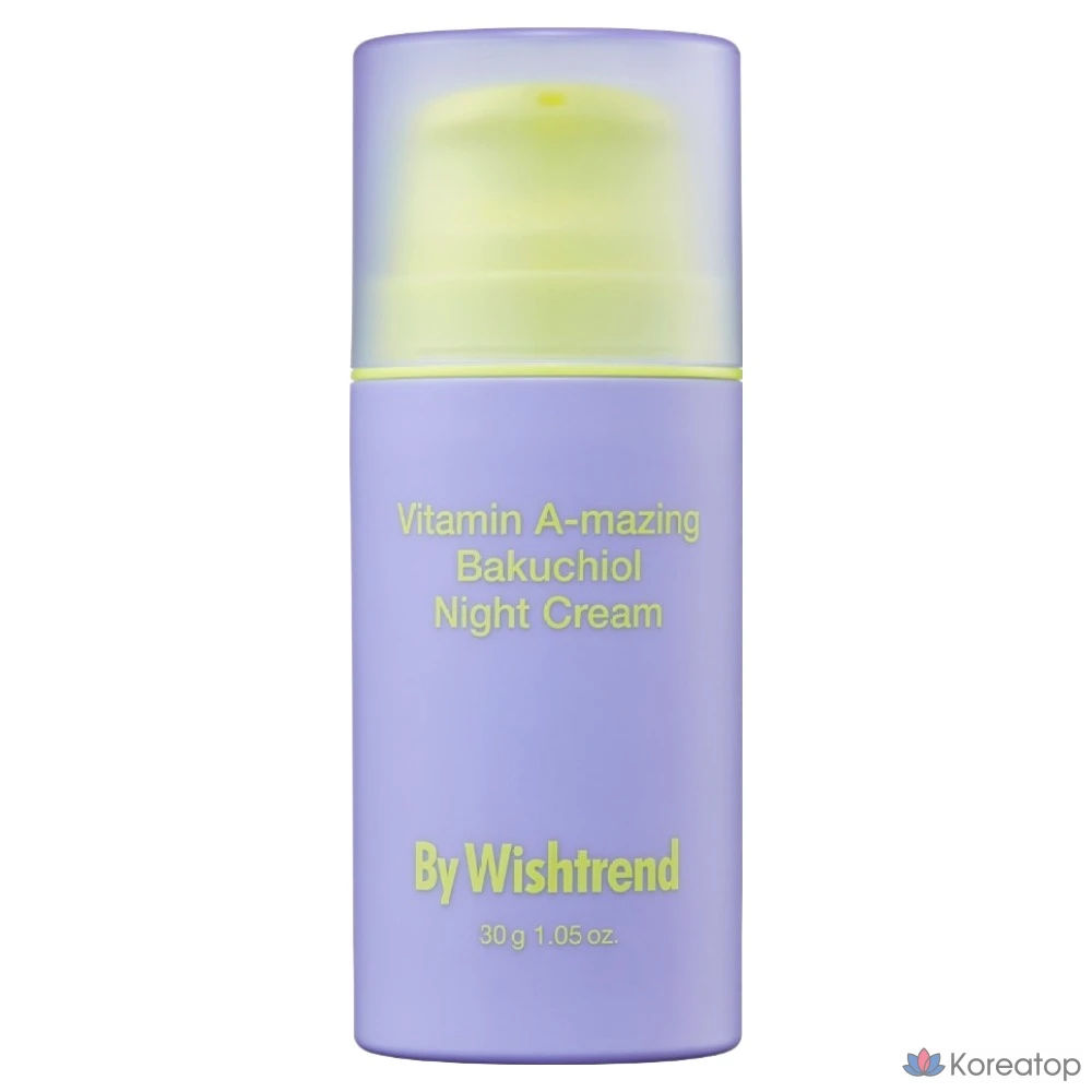 Ночной крем By Wishtrend Vitamin Amazing Bakuchiol Night Cream, 30 г, 1 шт.