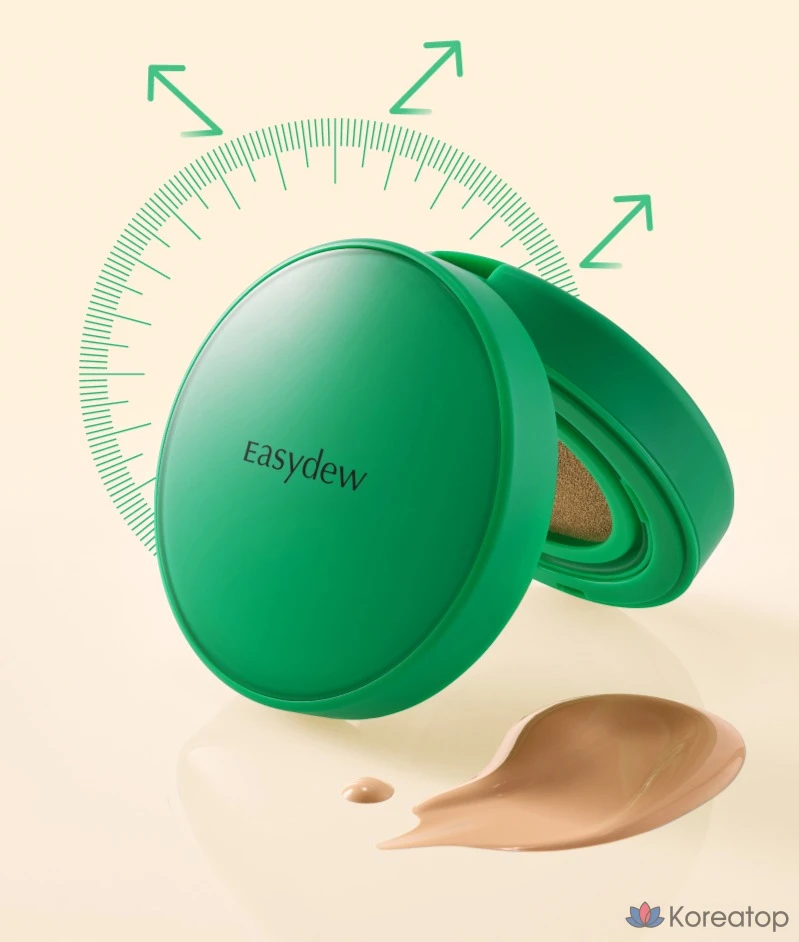 Тональный кушон Easydew Melavitoning Ampoule Cushion Puff, оттенок 19 Fair, 13 г, 1 шт.