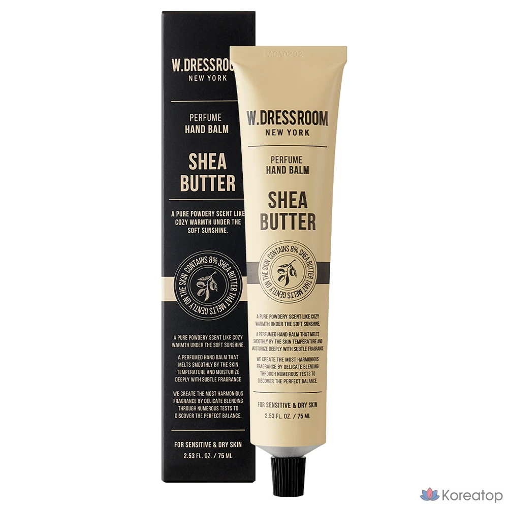 Бальзам для рук W.Dressroom Perfume Hand Balm Shea Butter, 75 мл, 1 шт.
