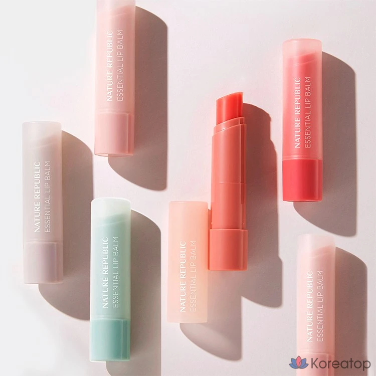 Бальзам для губ Nature Republic Essential Lip Balm, оттенок 03 Camellia, 3.2 г, 1 шт., фото 3