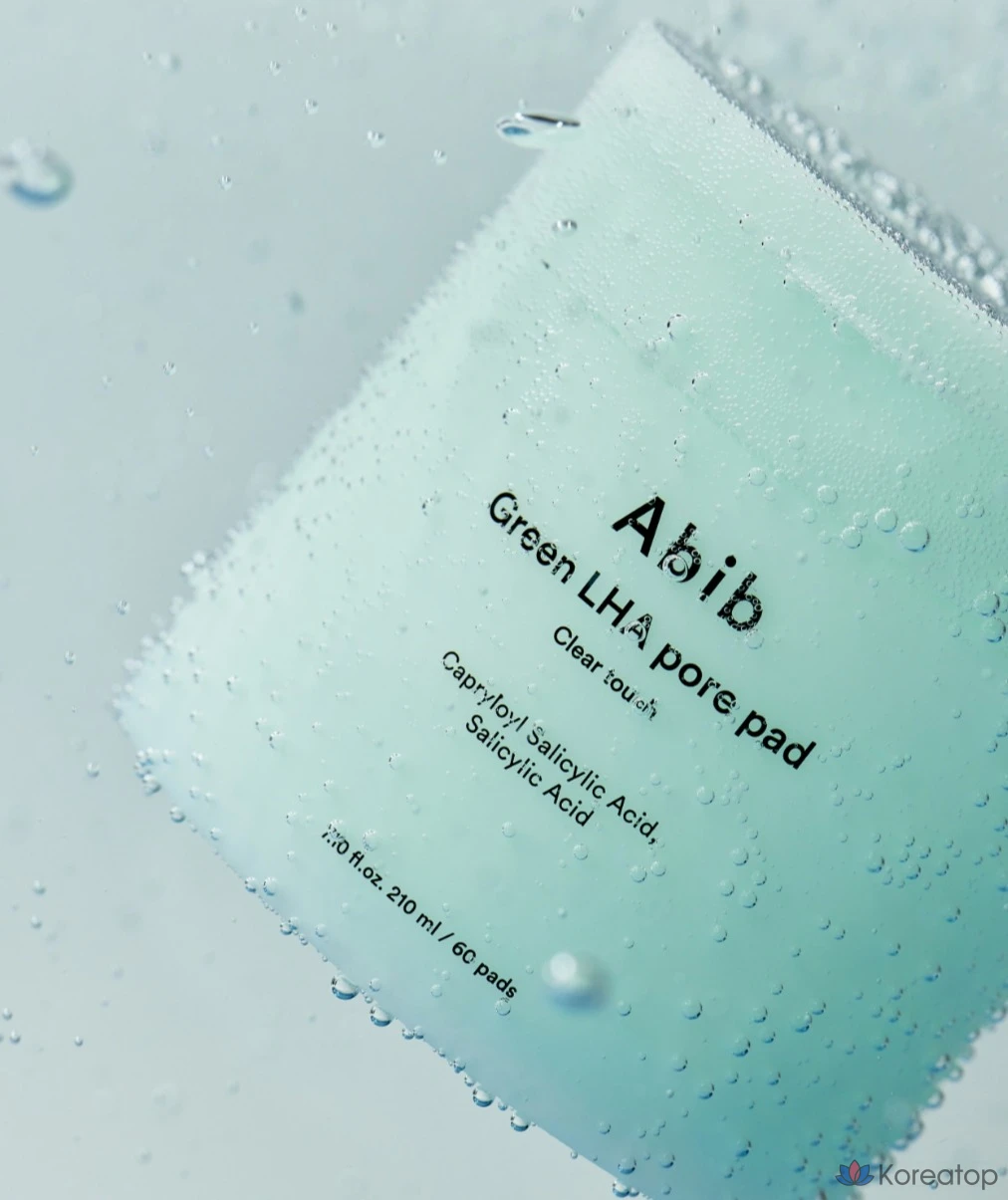 Пэды для лица Abib Green LHA Pore Clear Touch, 210 мл, 60 шт.