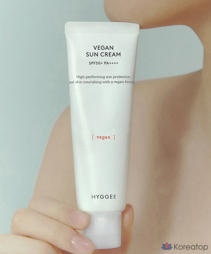 Солнцезащитный крем HYGGEE Vegan Sun Cream SPF50+ PA++++, 50 мл, 1 шт.