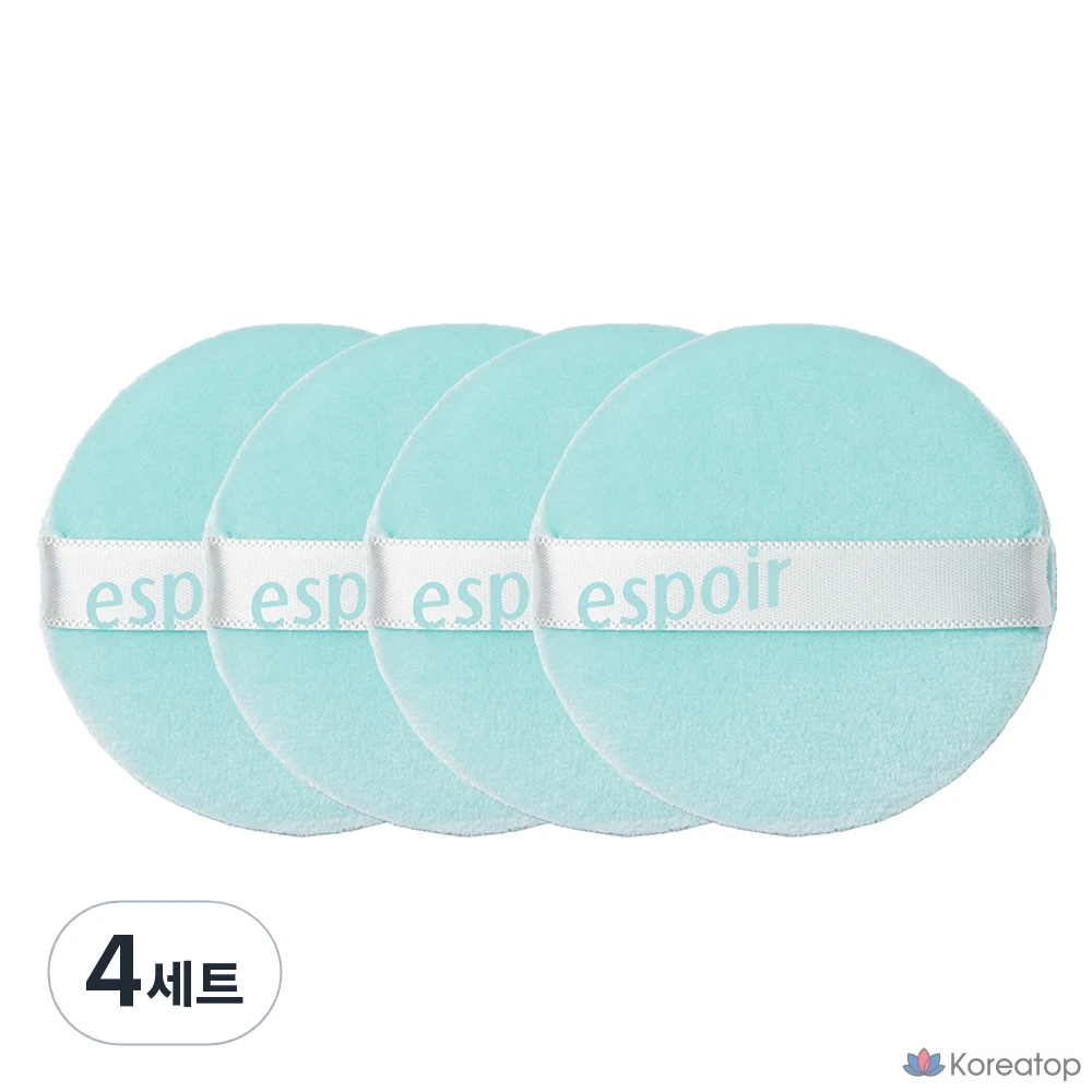 Пудра для лица Espoir Fresh Setting Powder Puff, 4 шт.