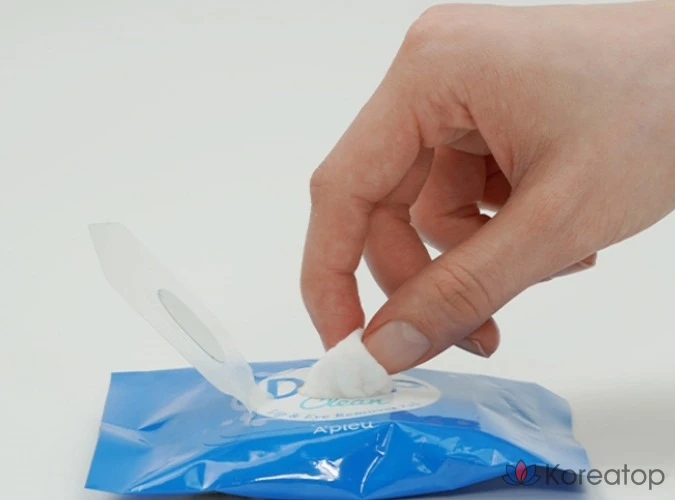 Патчи для снятия макияжа с губ и глаз A'Pieu Deep Clean Lip & Eye Remover Pad, 37 г, 1 шт.