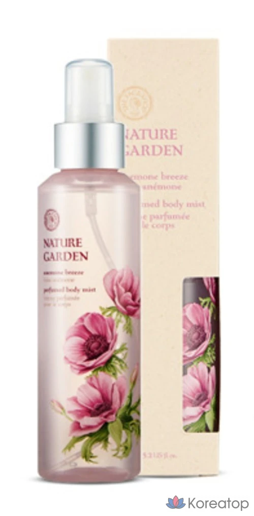 Боди-мист The Face Shop Nature Garden Perfume Anemone Breeze Floral, 155 мл, 1 шт.