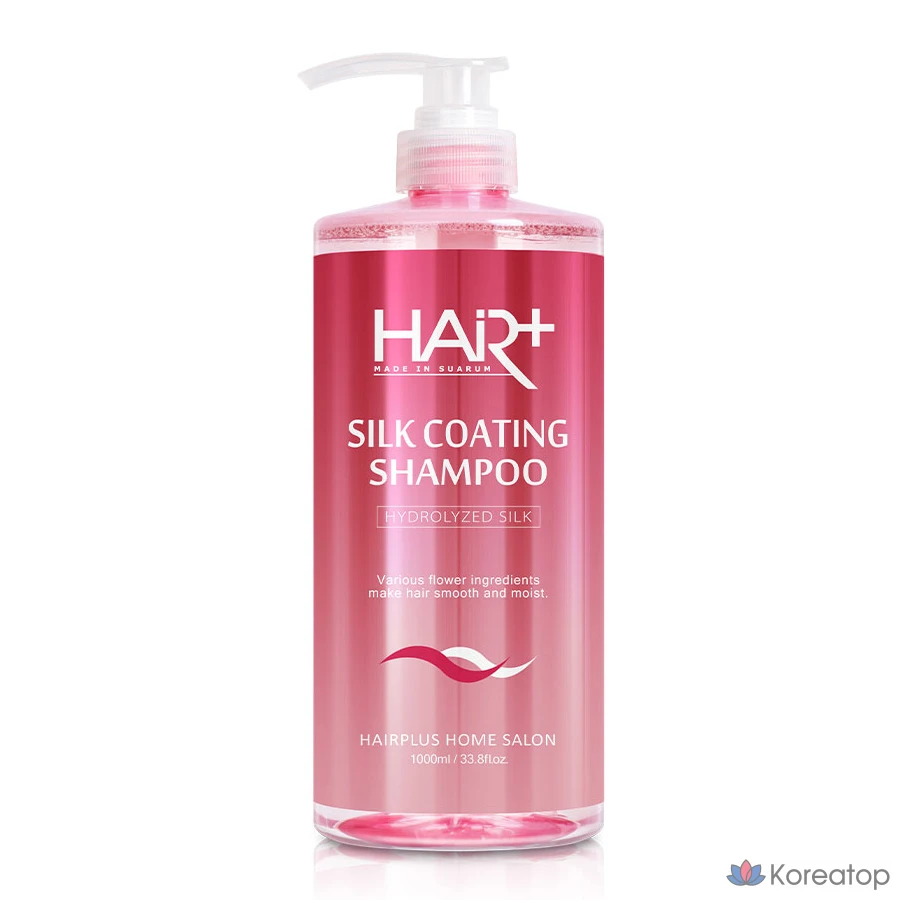 Шампунь Hair Plus Silk Coating Shampoo Rose Berry Musk, 1 л, 1 шт.