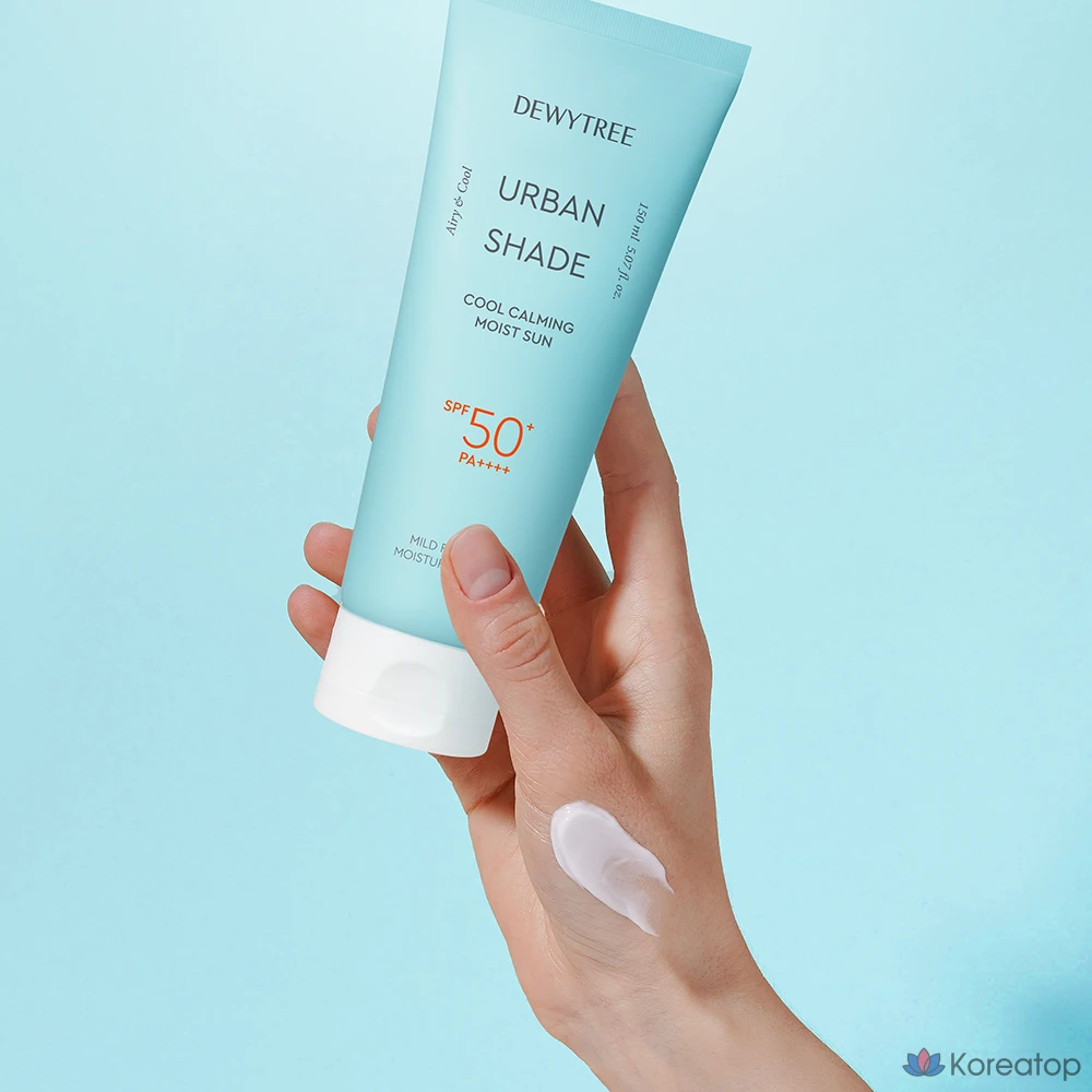 Солнцезащитный крем Dewytree Urban Shade Cool Calming Moisture Sun Cream SPF50+ PA++++, 150 мл, 1 шт.