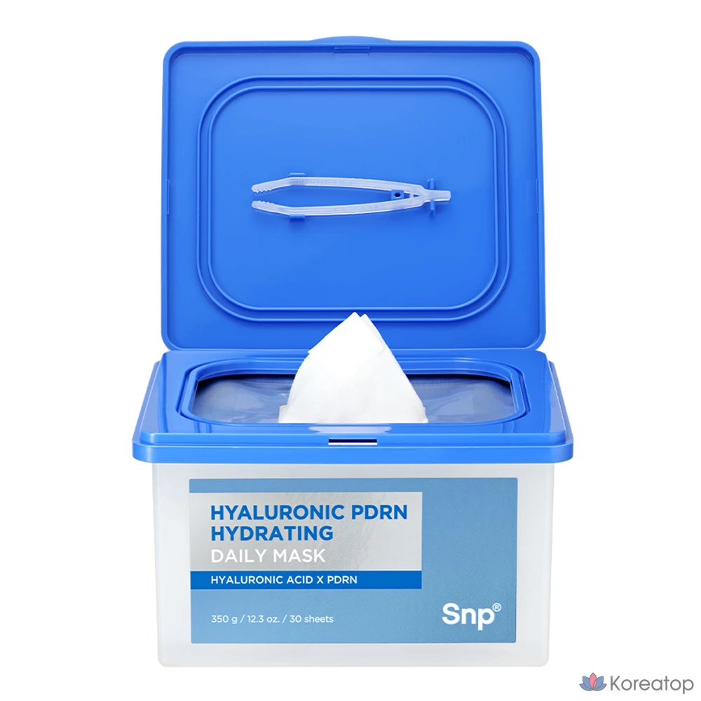 Тканевая маска для лица SNP Hyaluronic Acid PDRN Moisture Daily Mask, 30 шт.