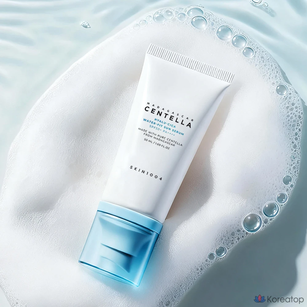 Солнцезащитная сыворотка SKIN1004 Centella Hyalu-Cica Water-Fit Sun Serum SPF50+ PA++++, 50 мл, 1 шт.