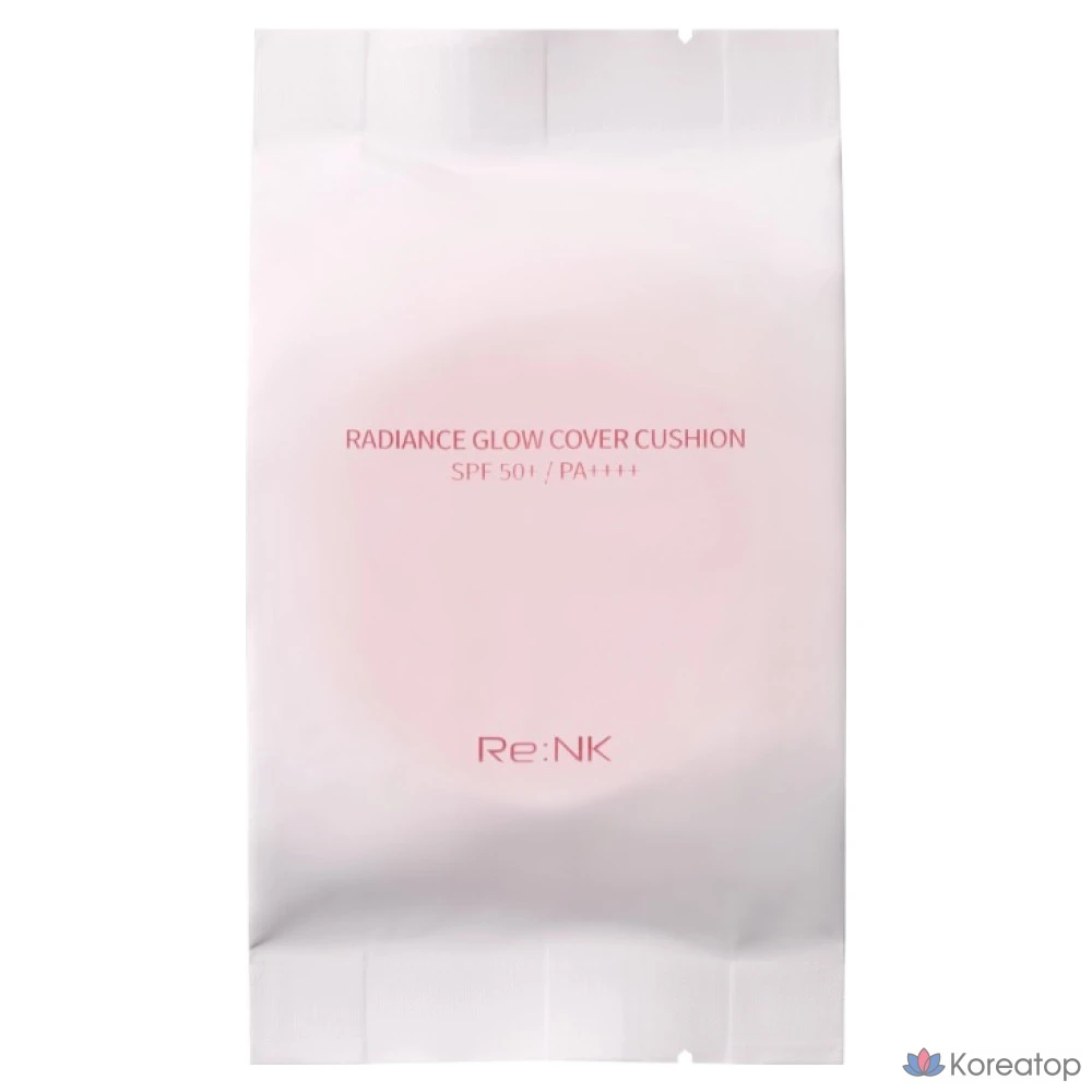 Кушон-пудра Re:Nk Pink Radiance Glow Cover Cushion Refill, оттенок 020 Natural, 15 г, 1 шт.